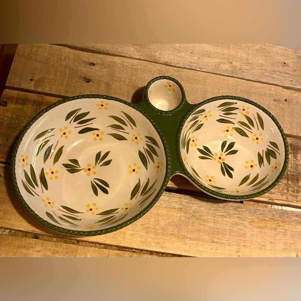 🔥Temptations By Tara Old World 1piece Dipping Bowls🔥 VERY RARE